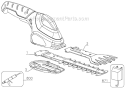 Page A Diagram and Parts List for GSN35 Type 1 Black and Decker Nibbler & Shears